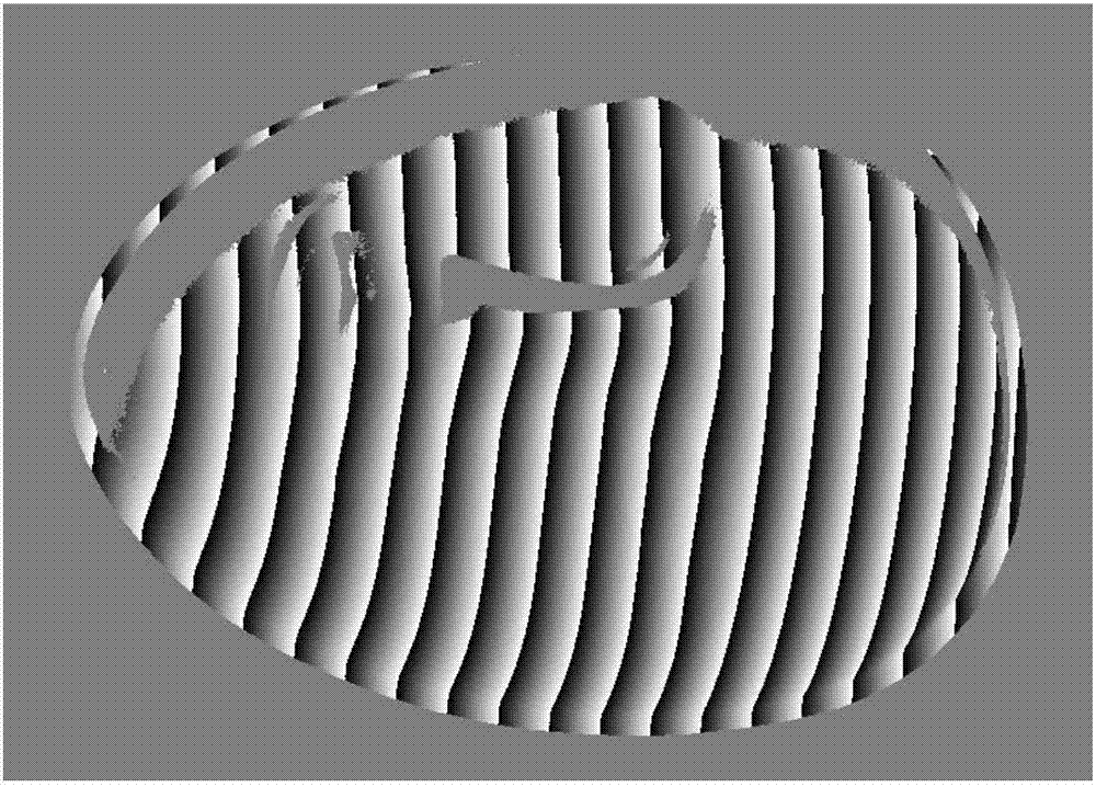 Three-dimensional digital imaging method and device for folded phase based on phase mapping