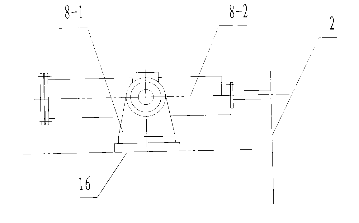 Gas buffer explosion-proof door