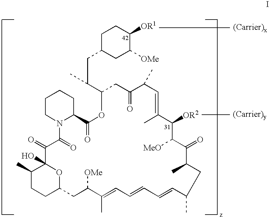 Rapamycin conjugates