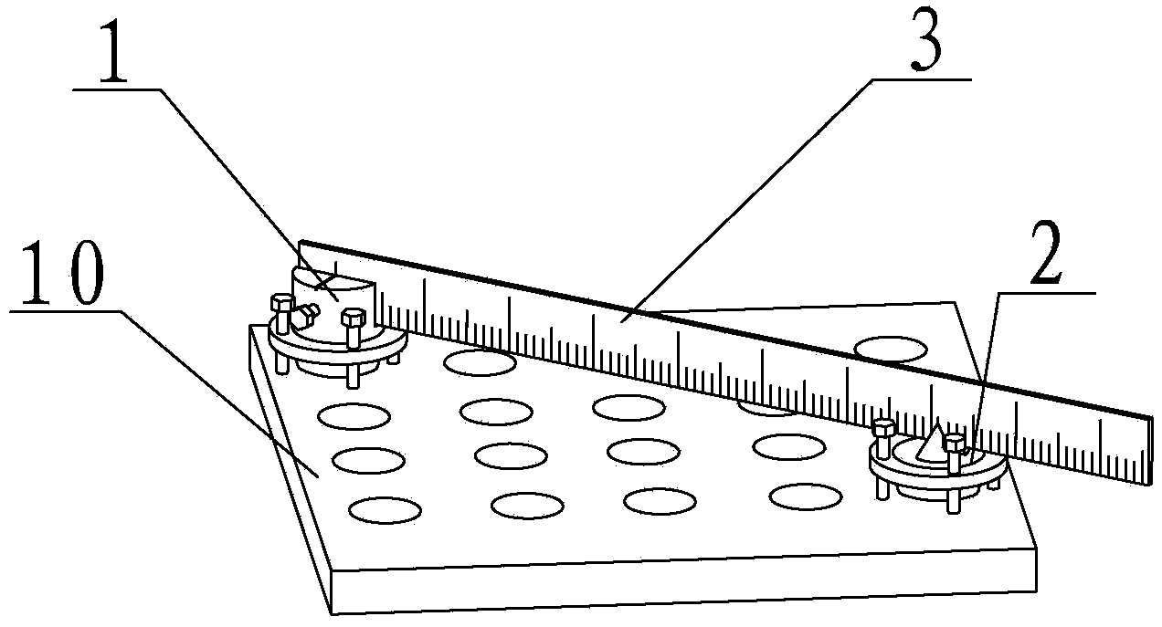 Bole pitch measurement apparatus