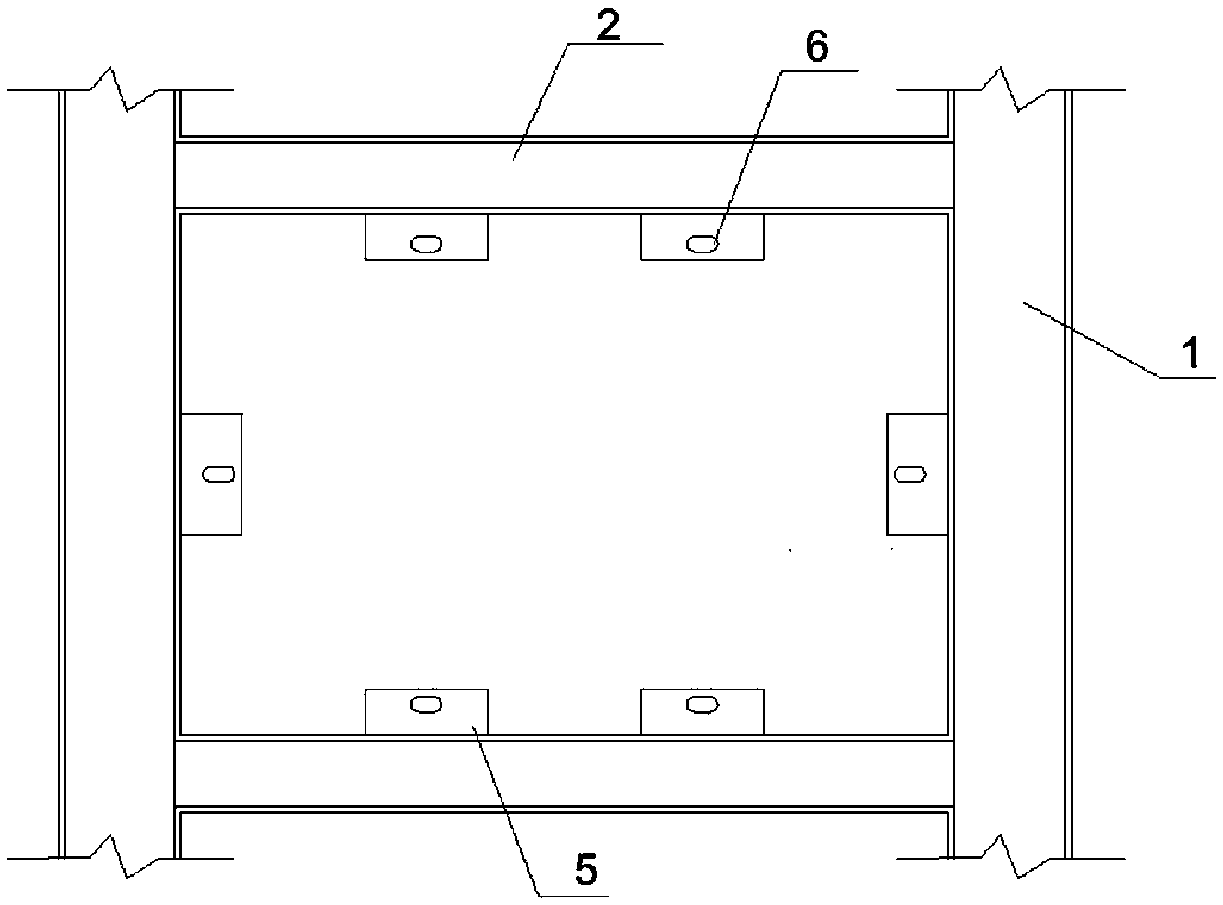 A prefabricated steel frame filled wall system and its construction method