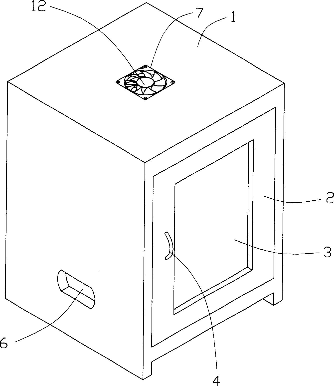 Automatic regulation type constant temperature box