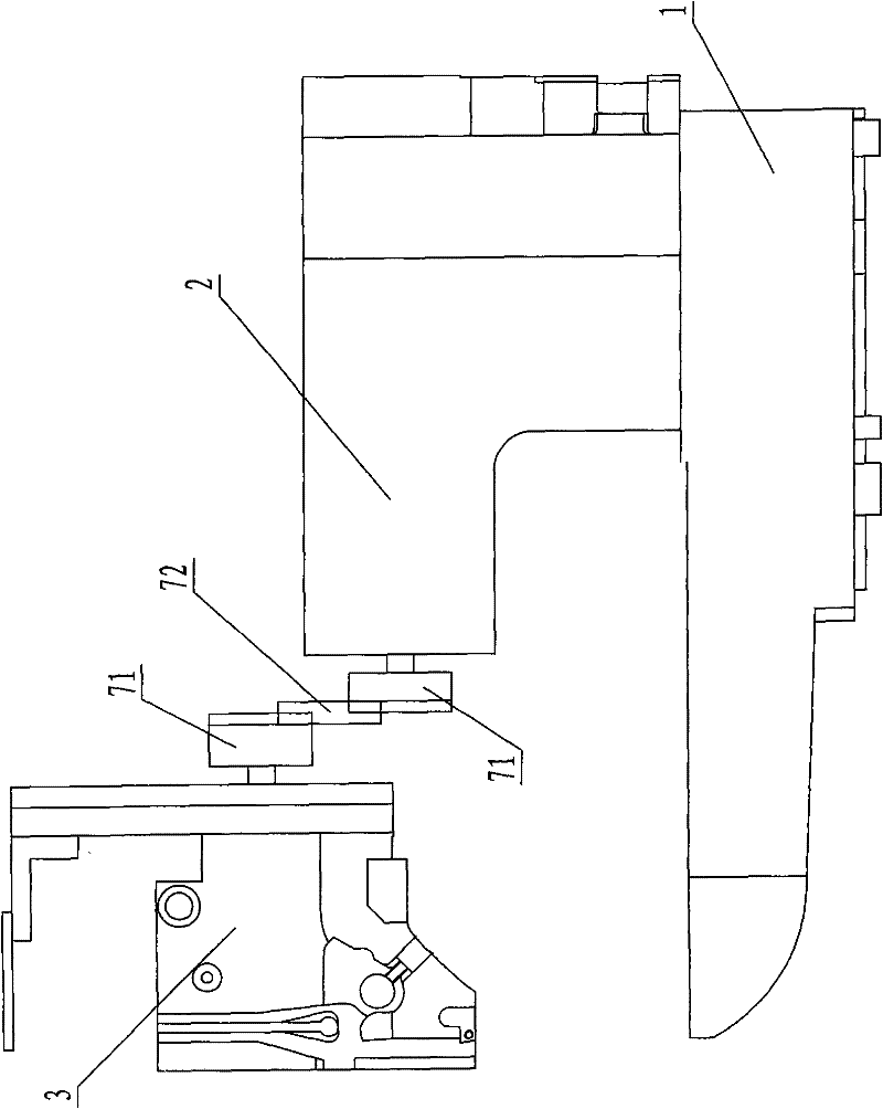 Split electronic pattern sewing machine