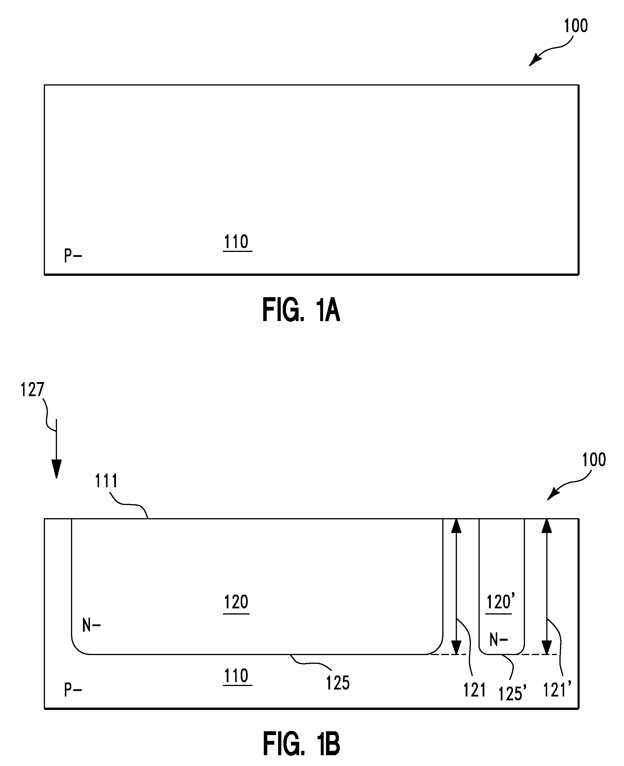 Guard ring structures for high voltage CMOS/low voltage CMOS technology using LDMOS (lateral double-diffused metal oxide semiconductor) device fabrication