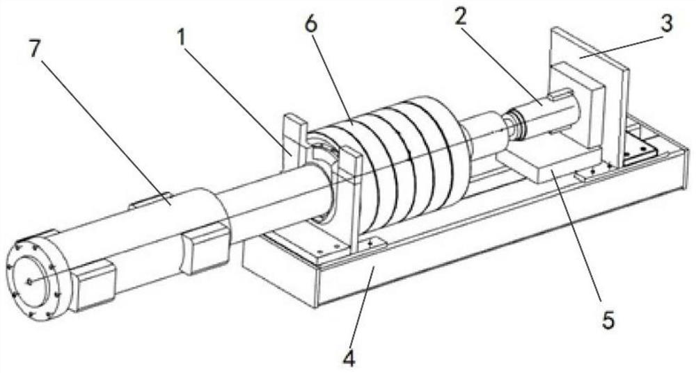 Novel ball screw bearing disassembly device