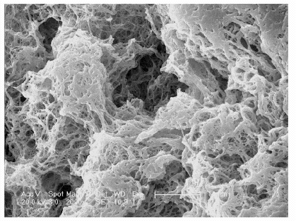 Preparation method of tissue engineering scaffold material