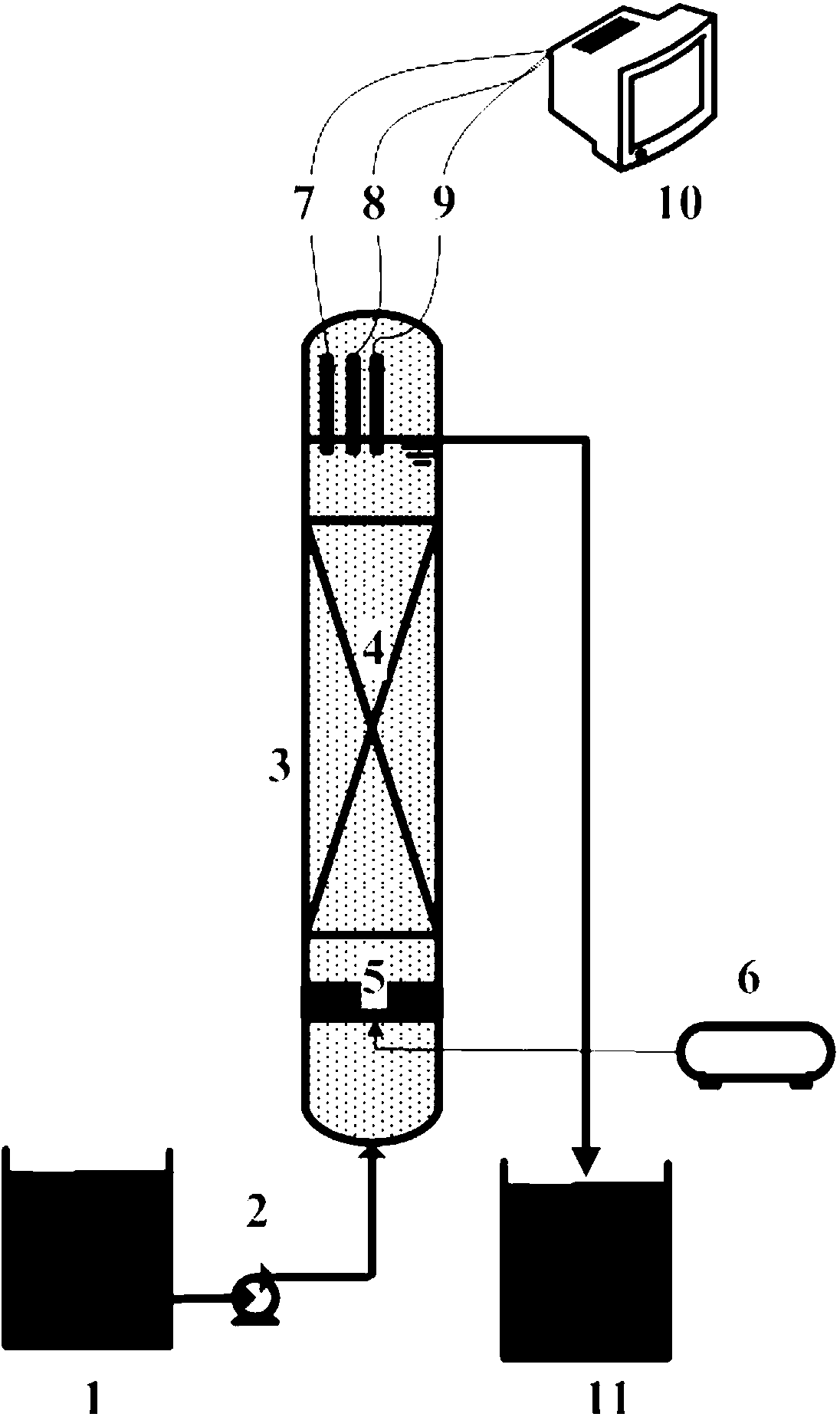 Biological degradation method of nitrogen-containing heterocyclic compound wastewater