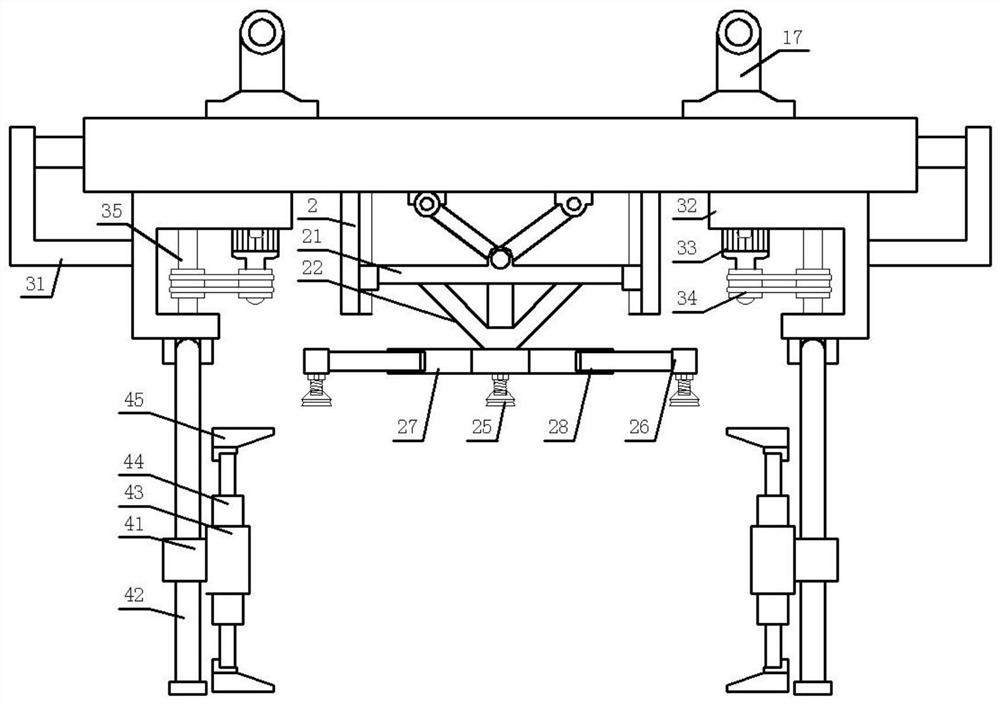 Adsorption type intelligent hoisting system for warehouse logistics