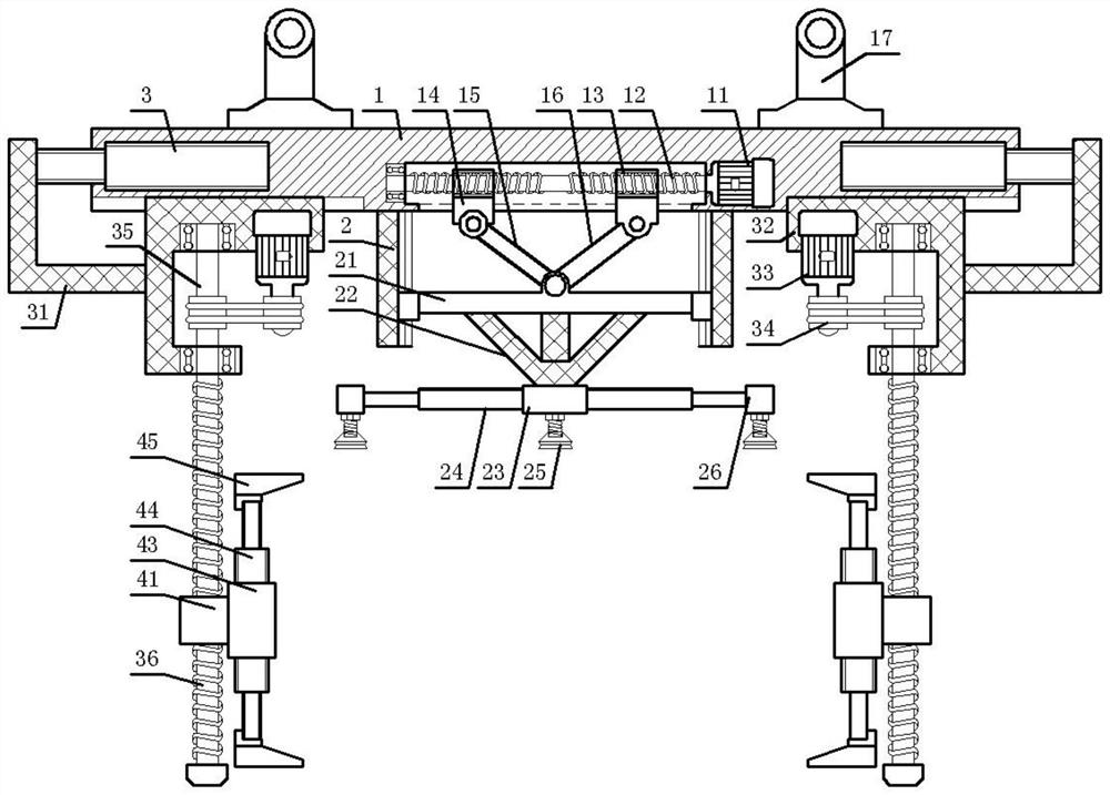 Adsorption type intelligent hoisting system for warehouse logistics