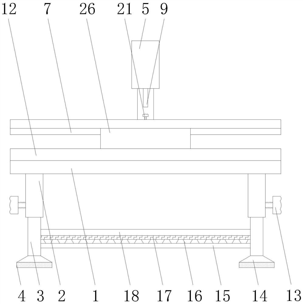 Feeding and taking bracket for ultrasonic heat sealing machine