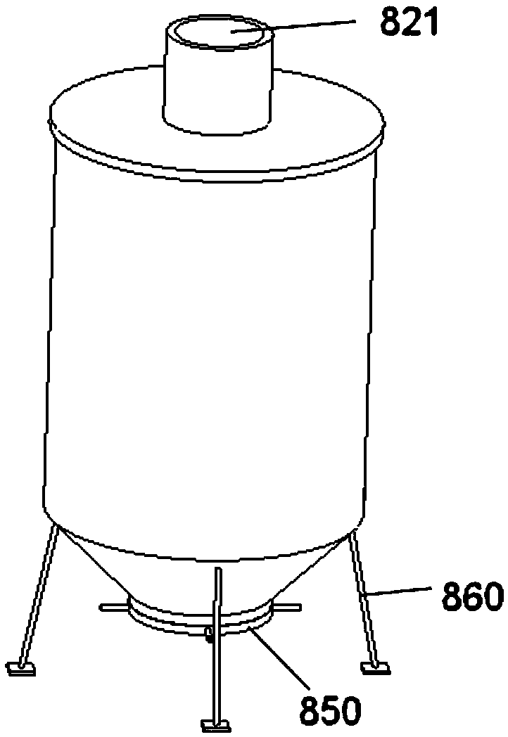 Dust removal device and high-temperature waste gas treatment equipment