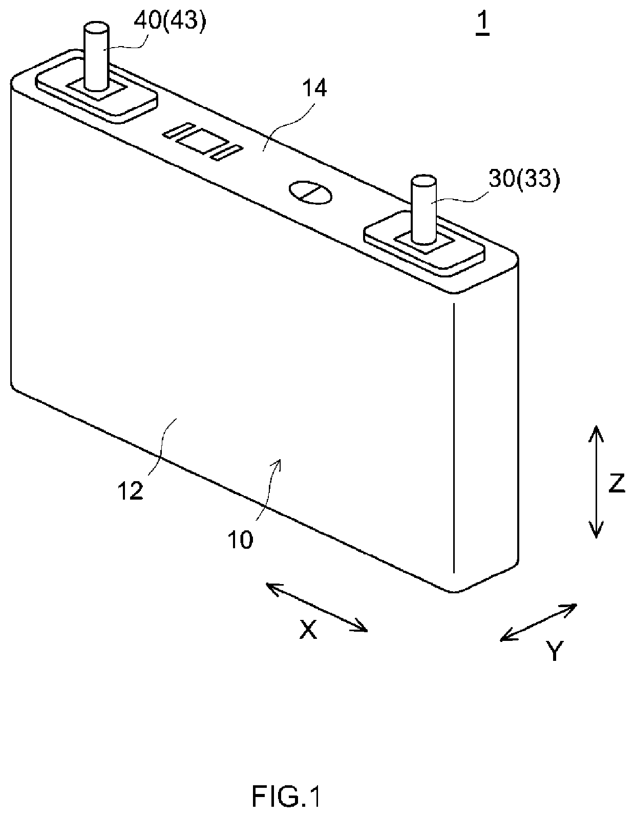 Sealed battery and assembled battery