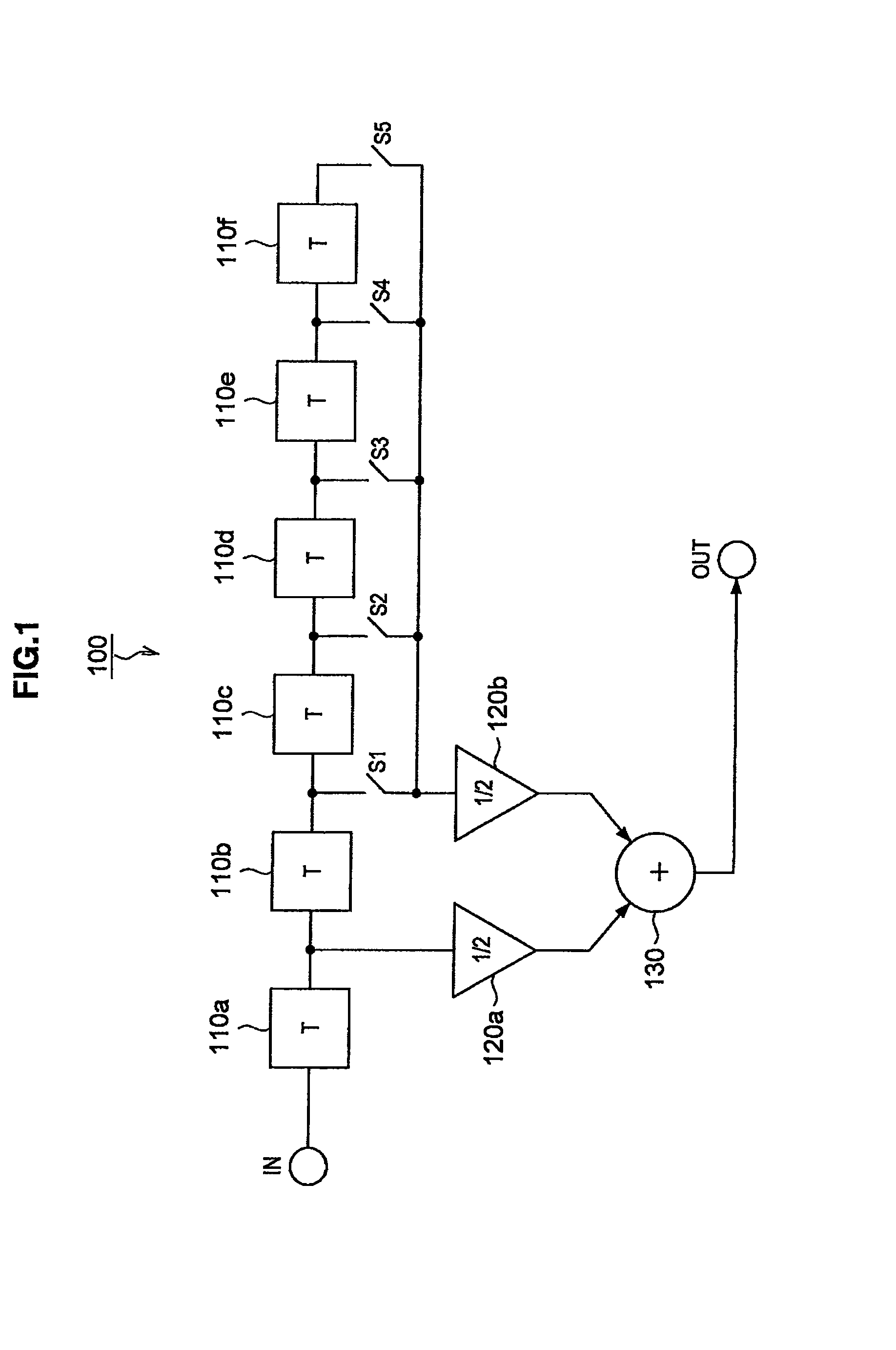 Charge domain filter circuit