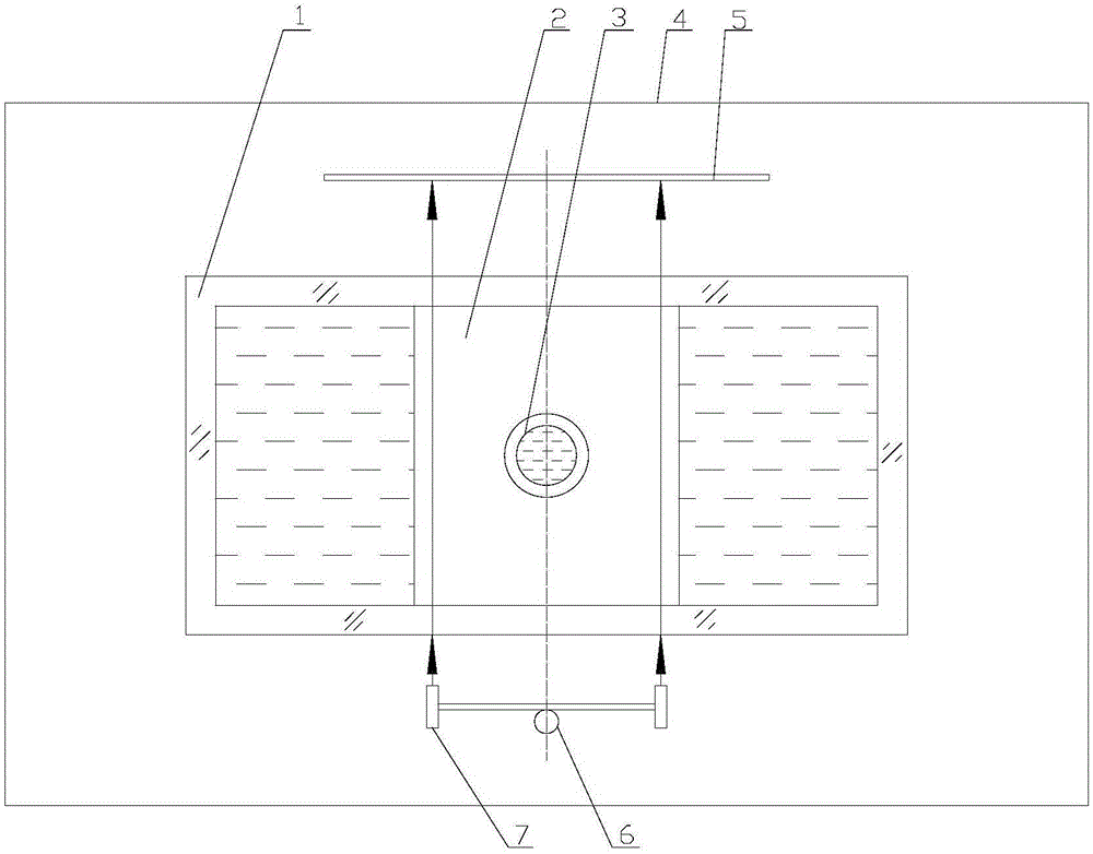 Hot body near-surface gradient temperature field real-time visual experiment device and experiment method