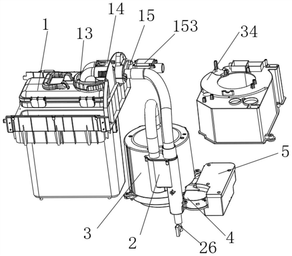 Deodorization device of nursing robot