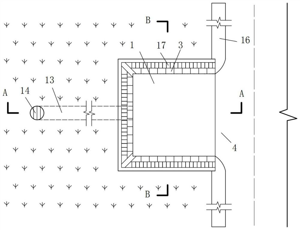 Inlet structure of a bioretention facility