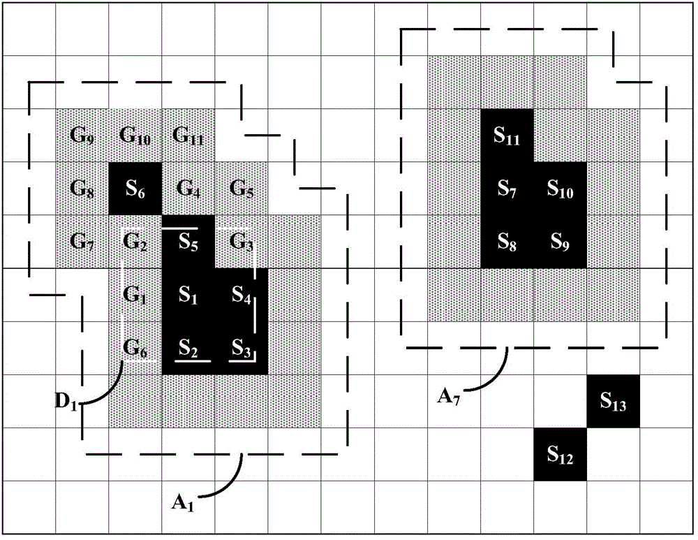 Method and device for determining low quality areas of mobile network