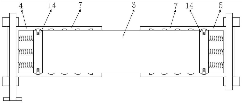 A buffered highway guardrail