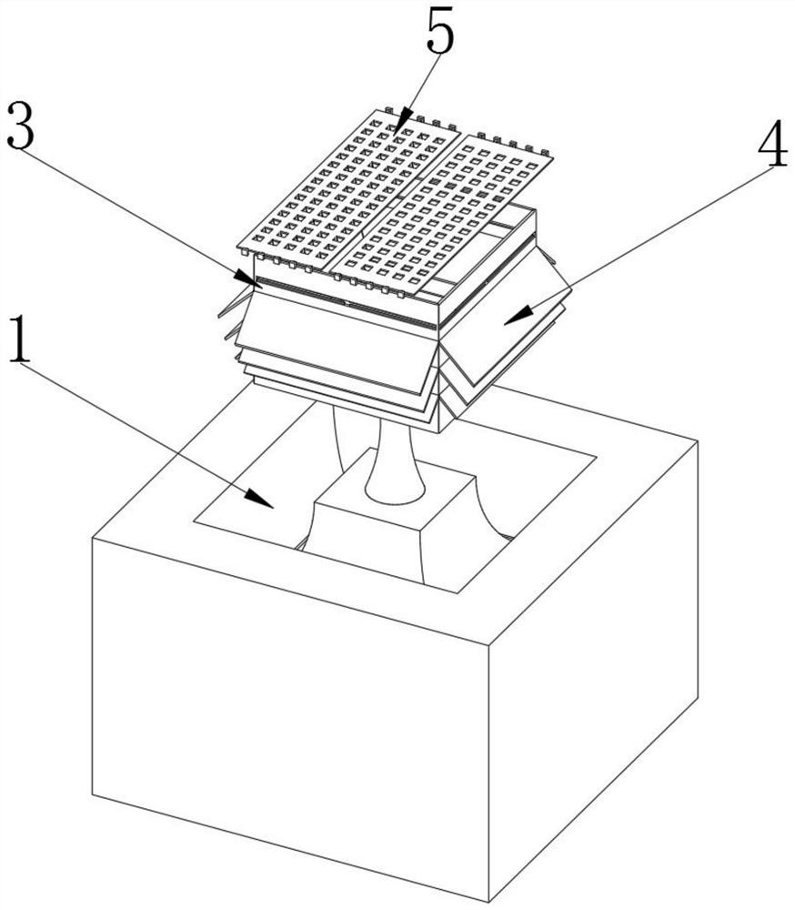 Water locking and moisturizing method and device for plant growth soil