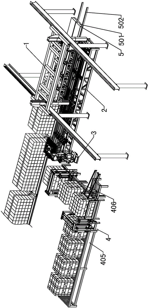 Tray-free stacking process for autoclaved lightweight concrete building blocks