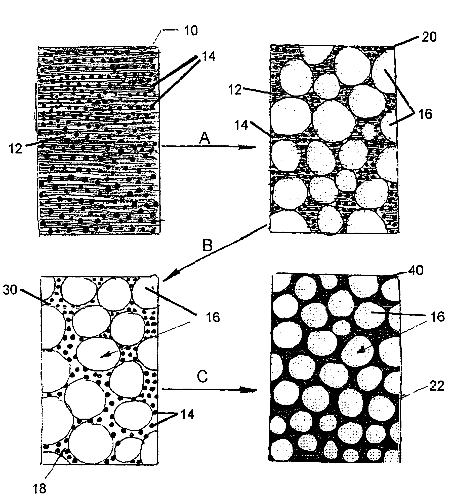 Microporous metal parts