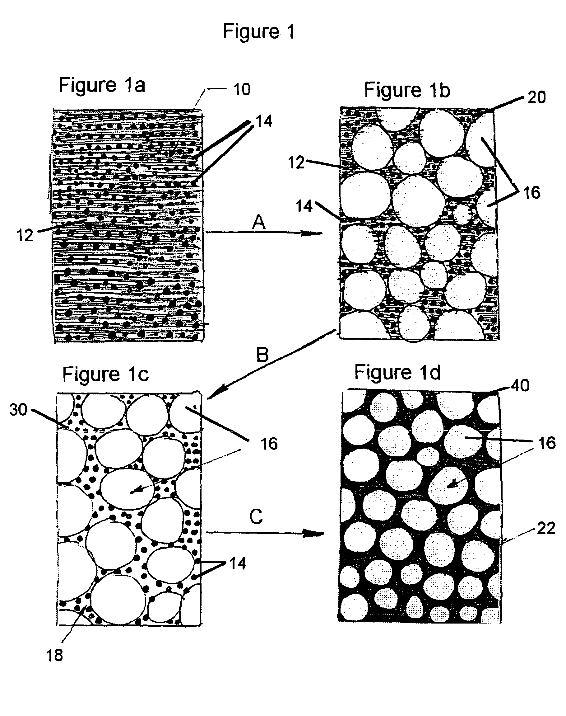 Microporous metal parts