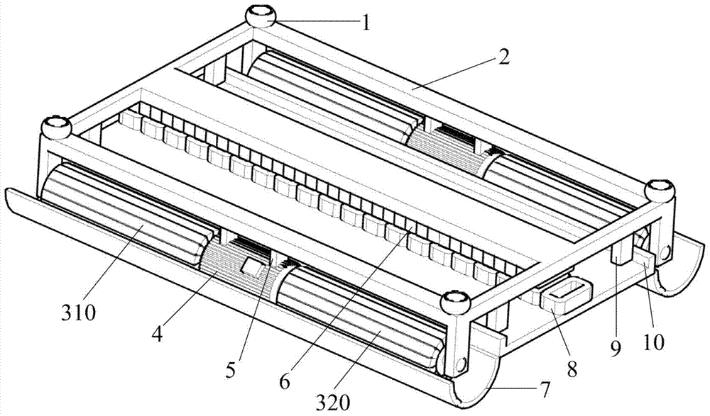 A static levitation device for permanent magnet electric maglev train