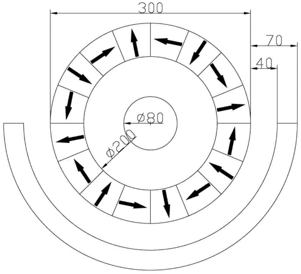 A static levitation device for permanent magnet electric maglev train