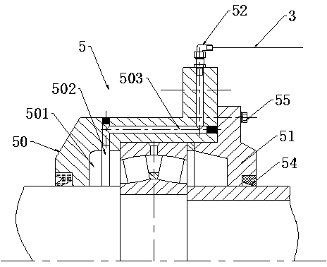 Bearing block, oil cavity cleaning and lubricating system and method for bearing block, and mineral engineering machinery