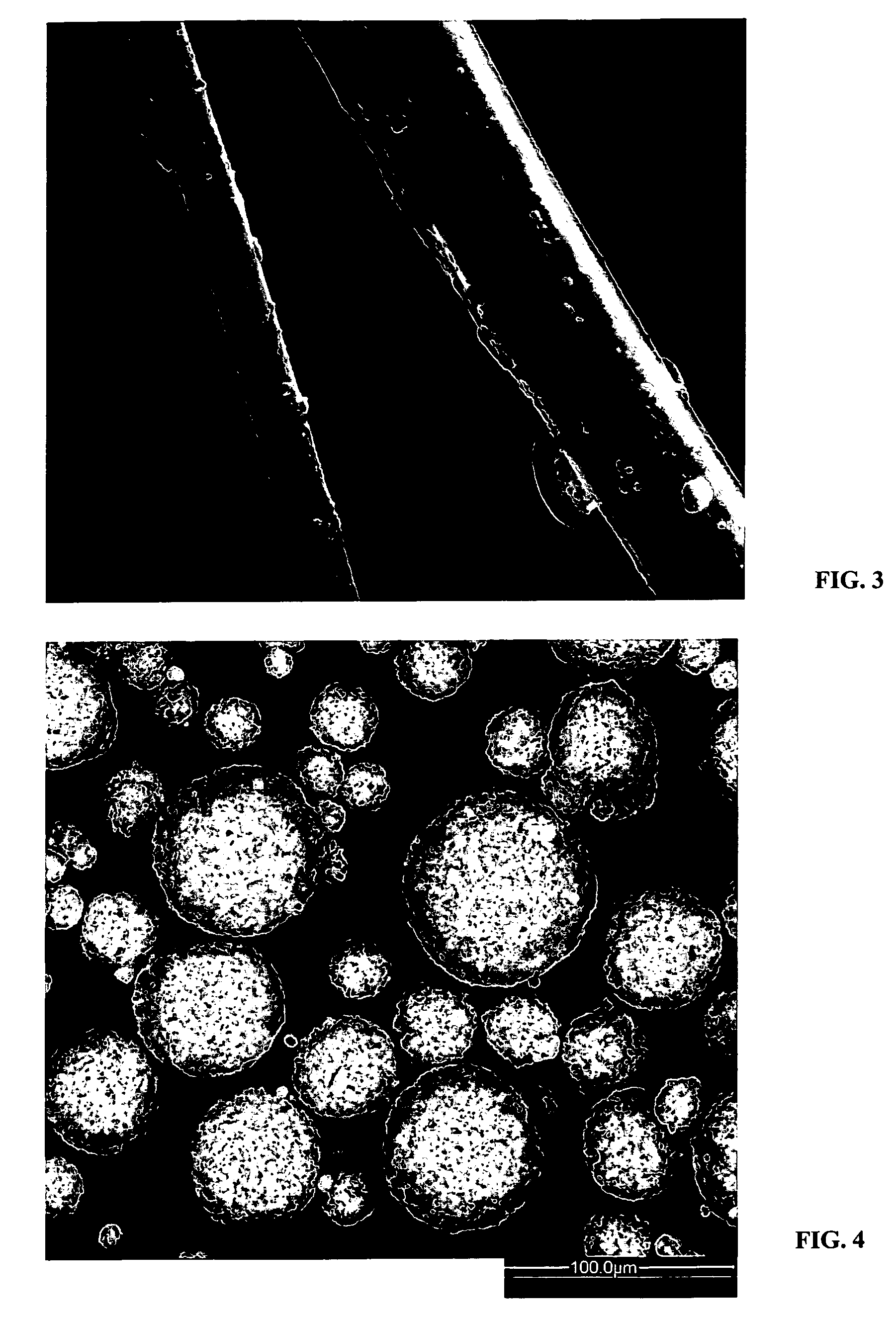 Geopolymeric particles, fibers, shaped articles and methods of manufacture