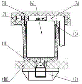 A seismometer for a towed crawler vehicle