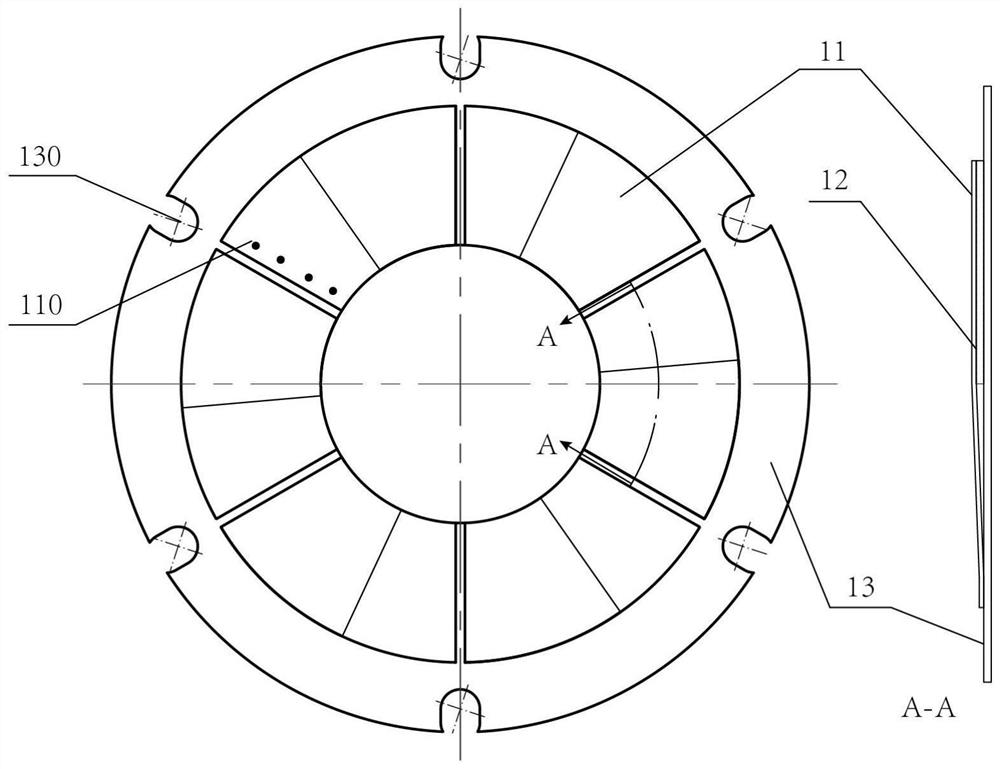 Thrust air foil bearing