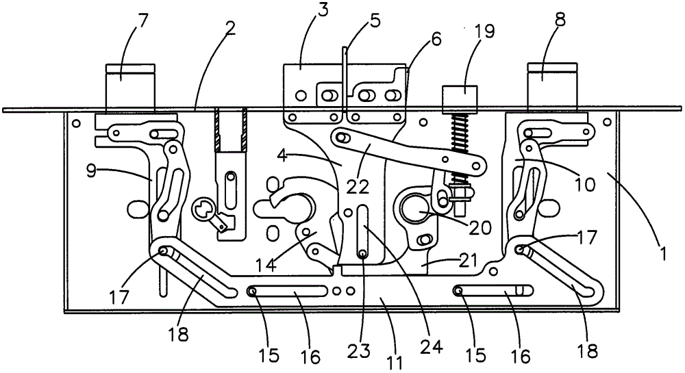 Novel automatic lock which is convenient to use