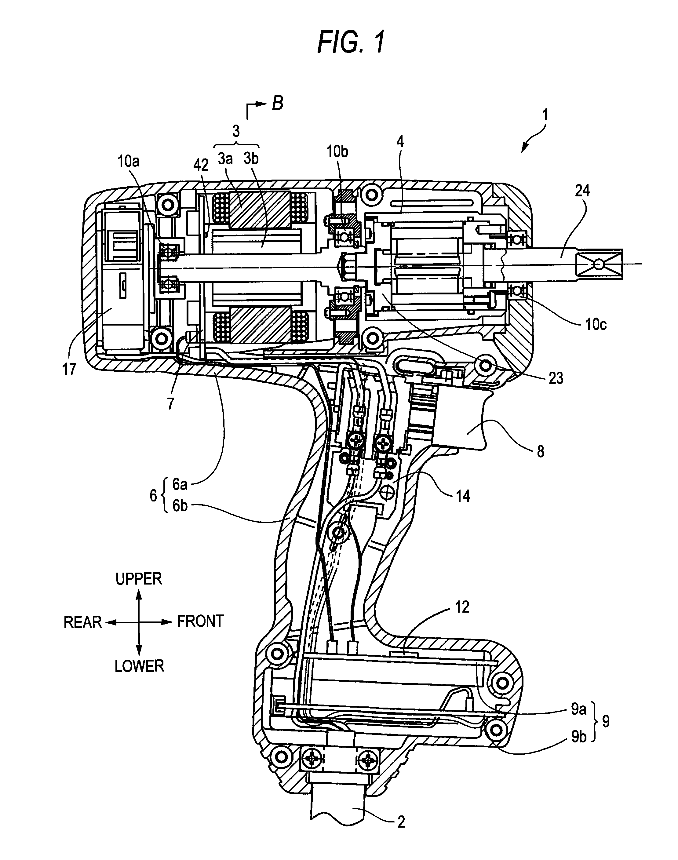 Rotary striking tool