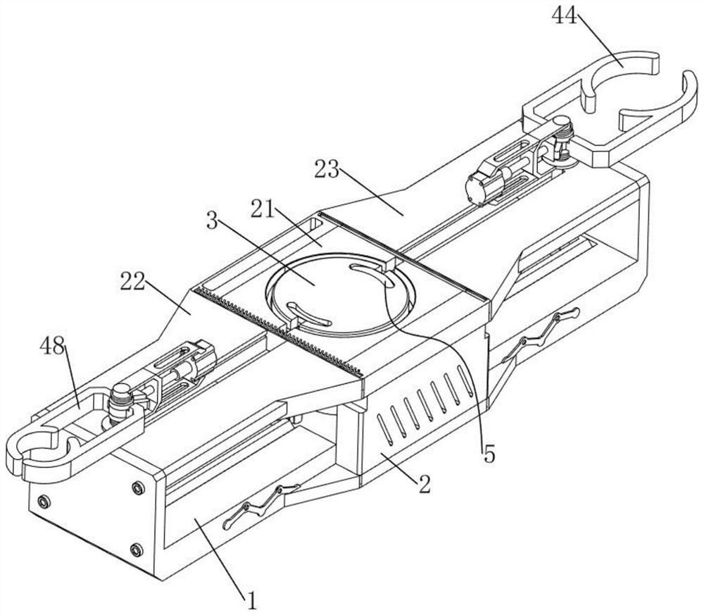 Tool arranged on press machine and used for forging wind power flange blank and punching through center hole