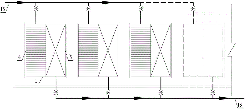 Modular nitrification and denitrification membrane bioreactor