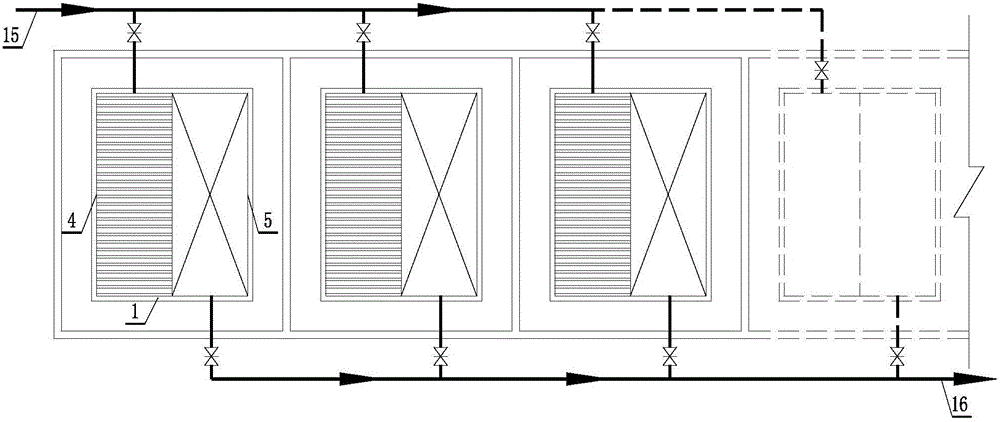 Modular nitrification and denitrification membrane bioreactor