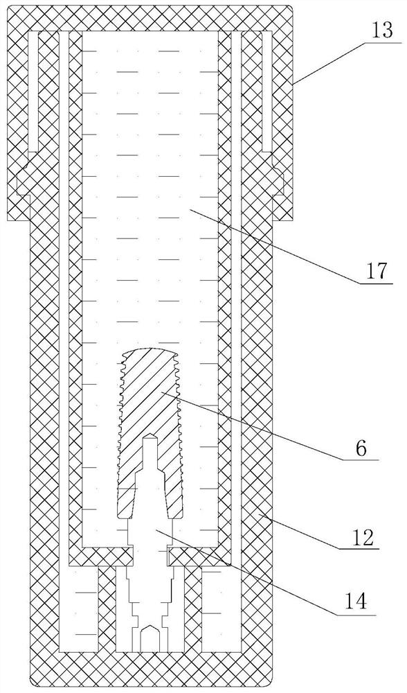 Preparation device and method of hydrophilic implant