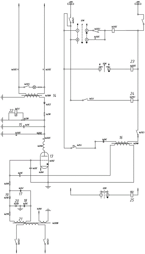 High-voltage high-current phase selection closing apparatus