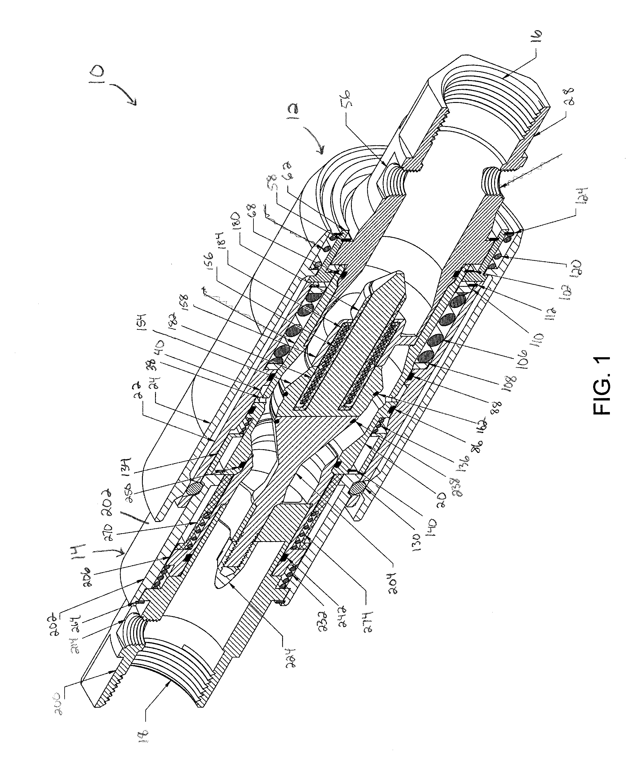 Inline connect breakaway hose coupler