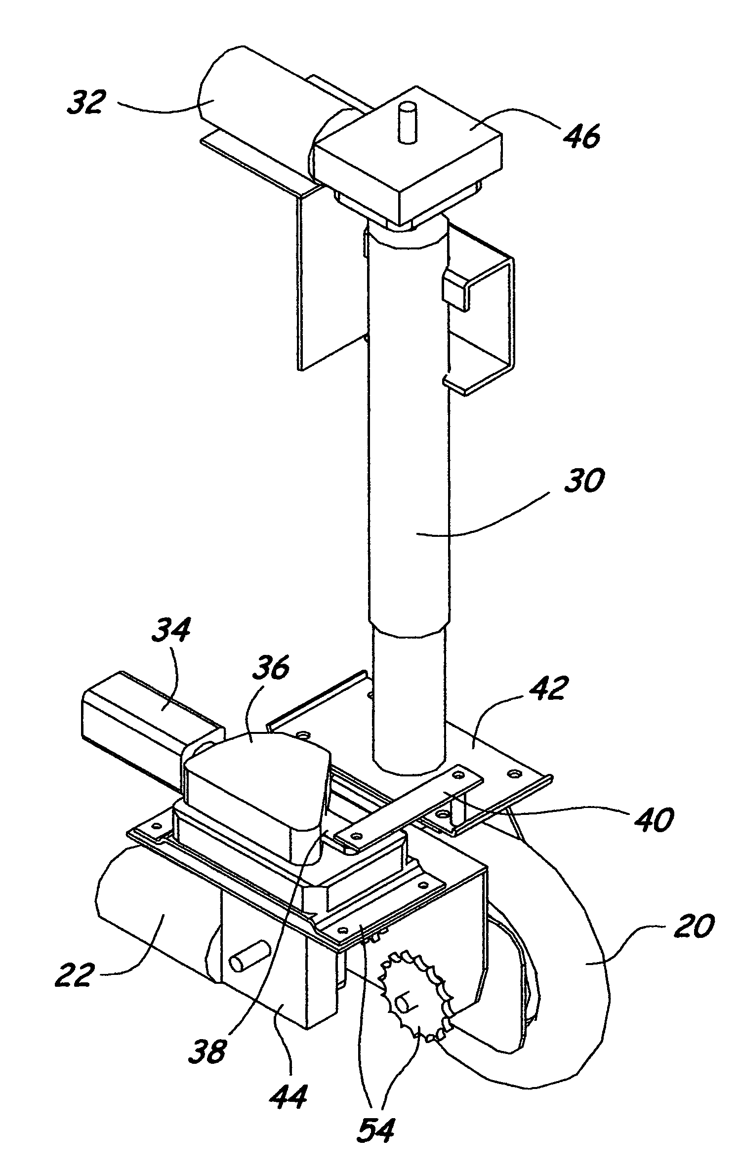 Drive mechanism for trailer