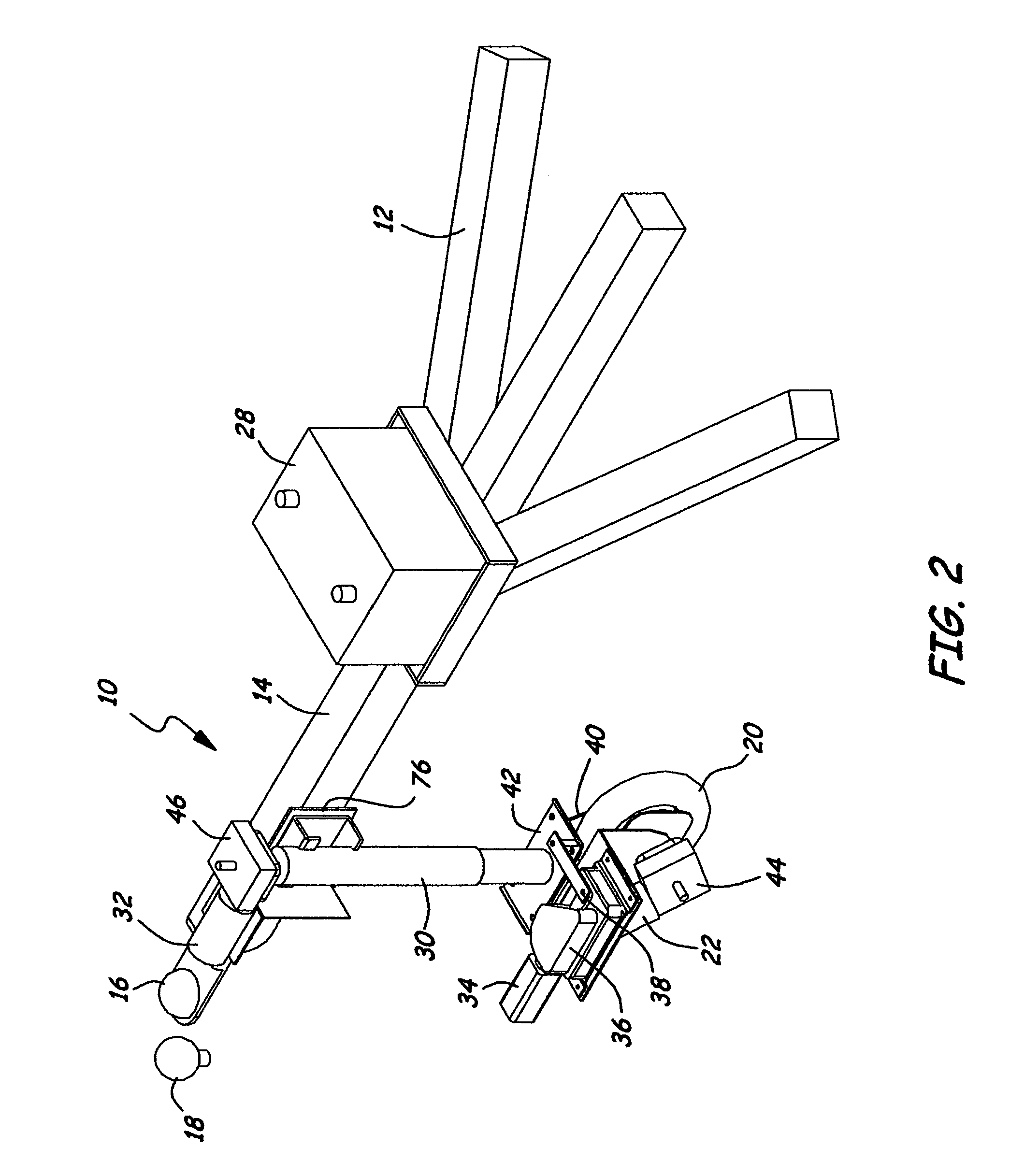 Drive mechanism for trailer