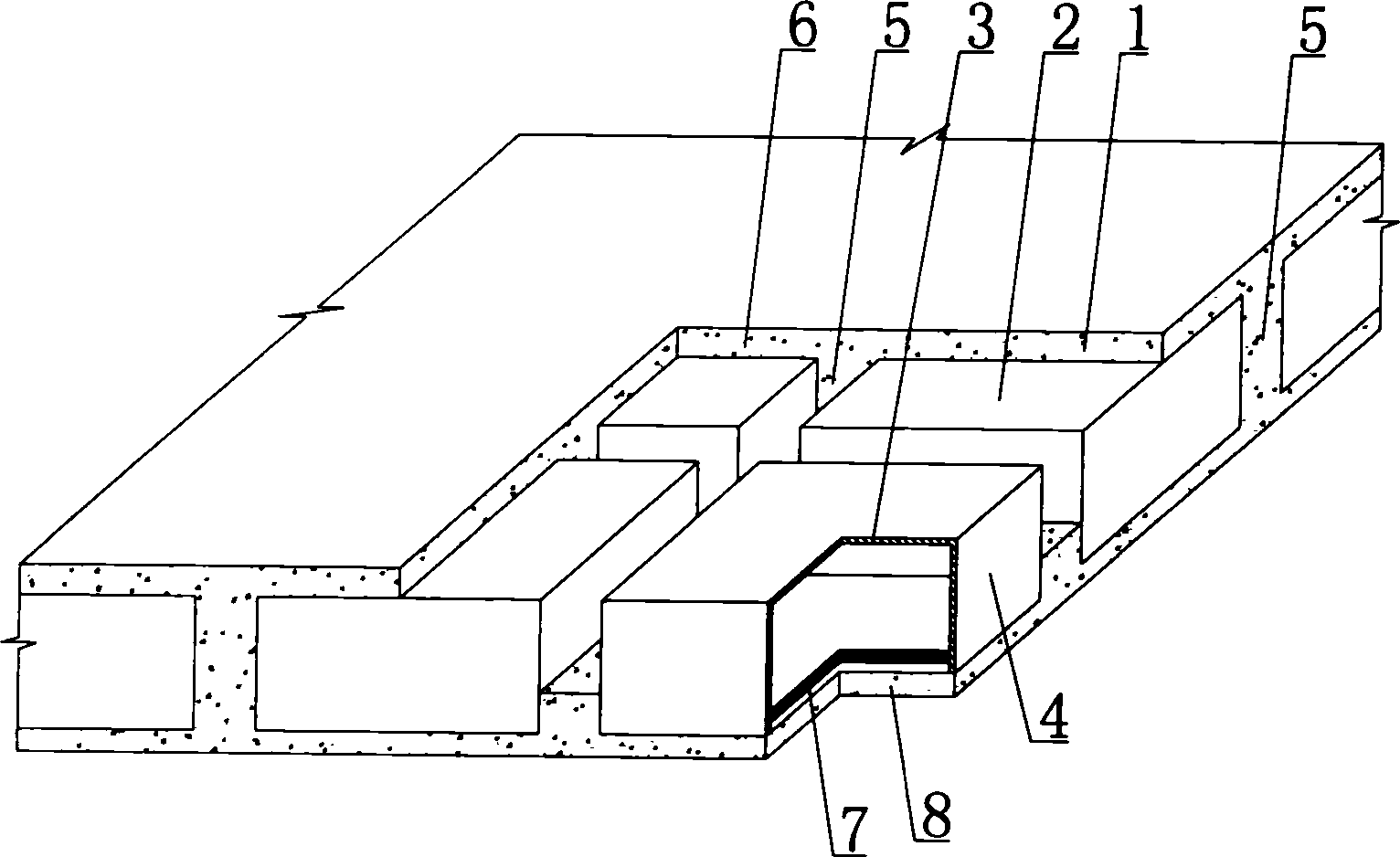 In-situ concrete plate