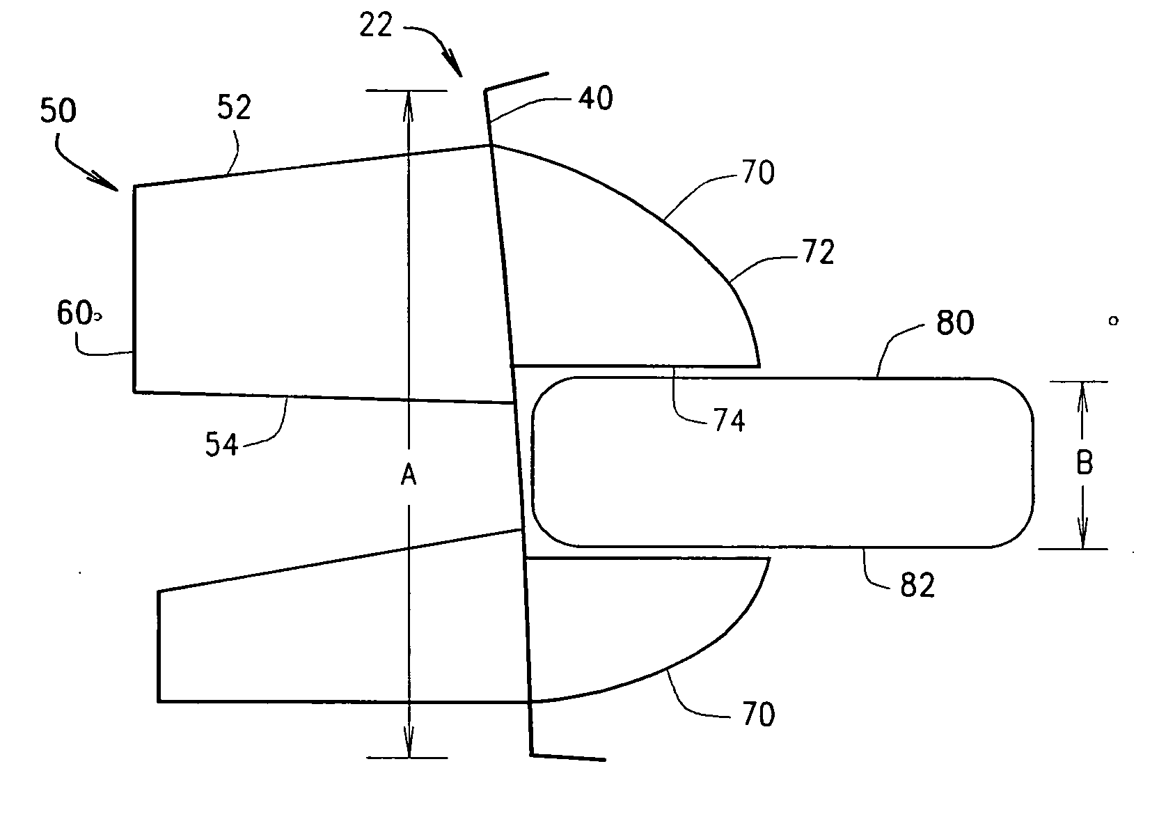 Bumper assembly including energy absorber with vertical translation crush lobes