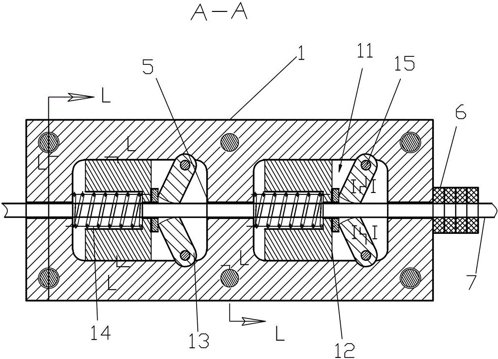 A spring machine one-way clutch