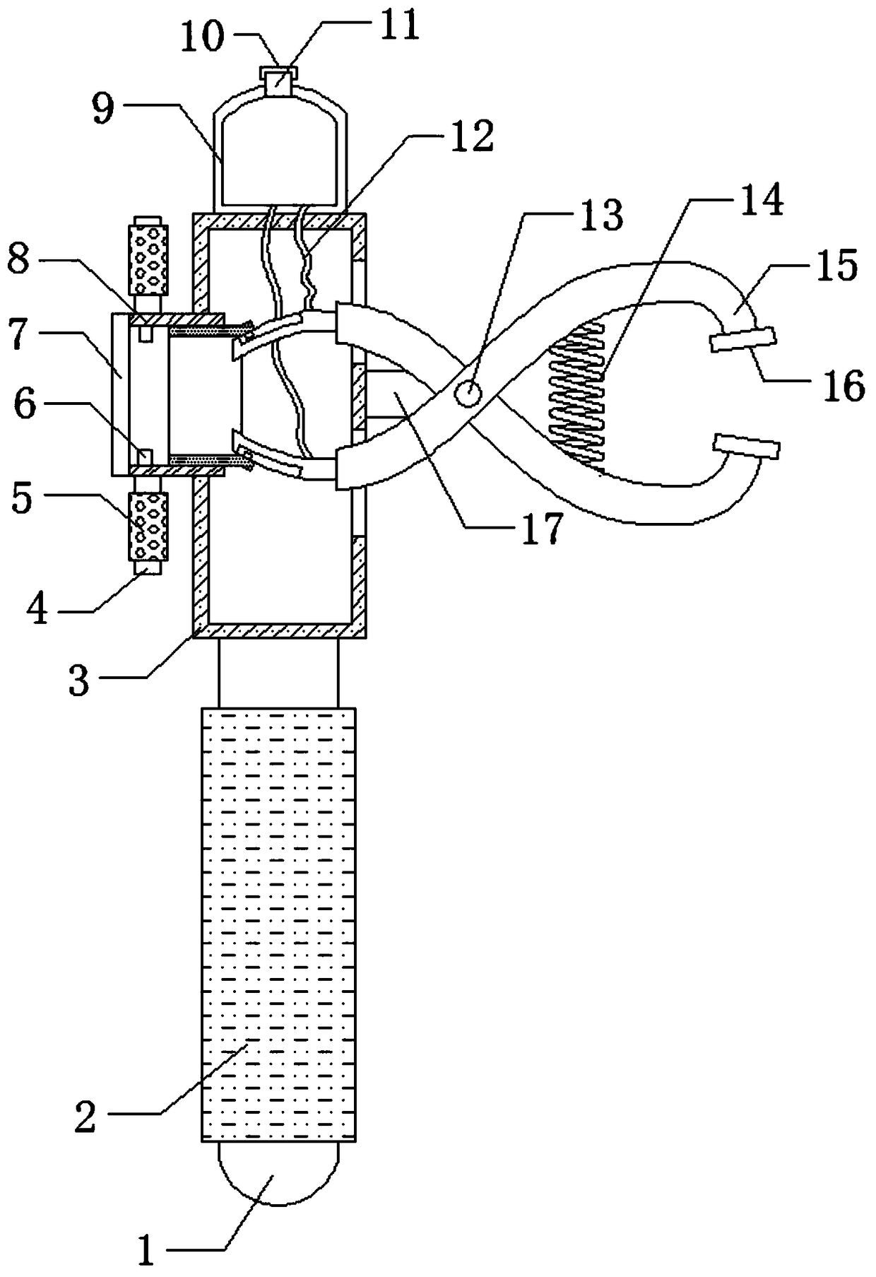 Clamp with anti-static function