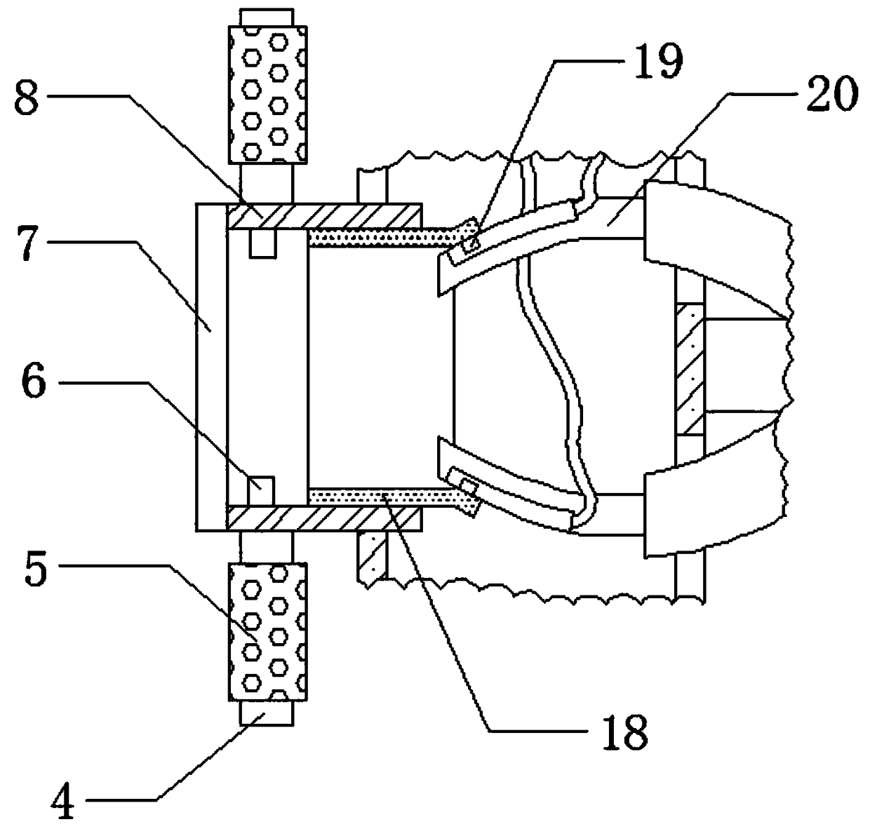 Clamp with anti-static function