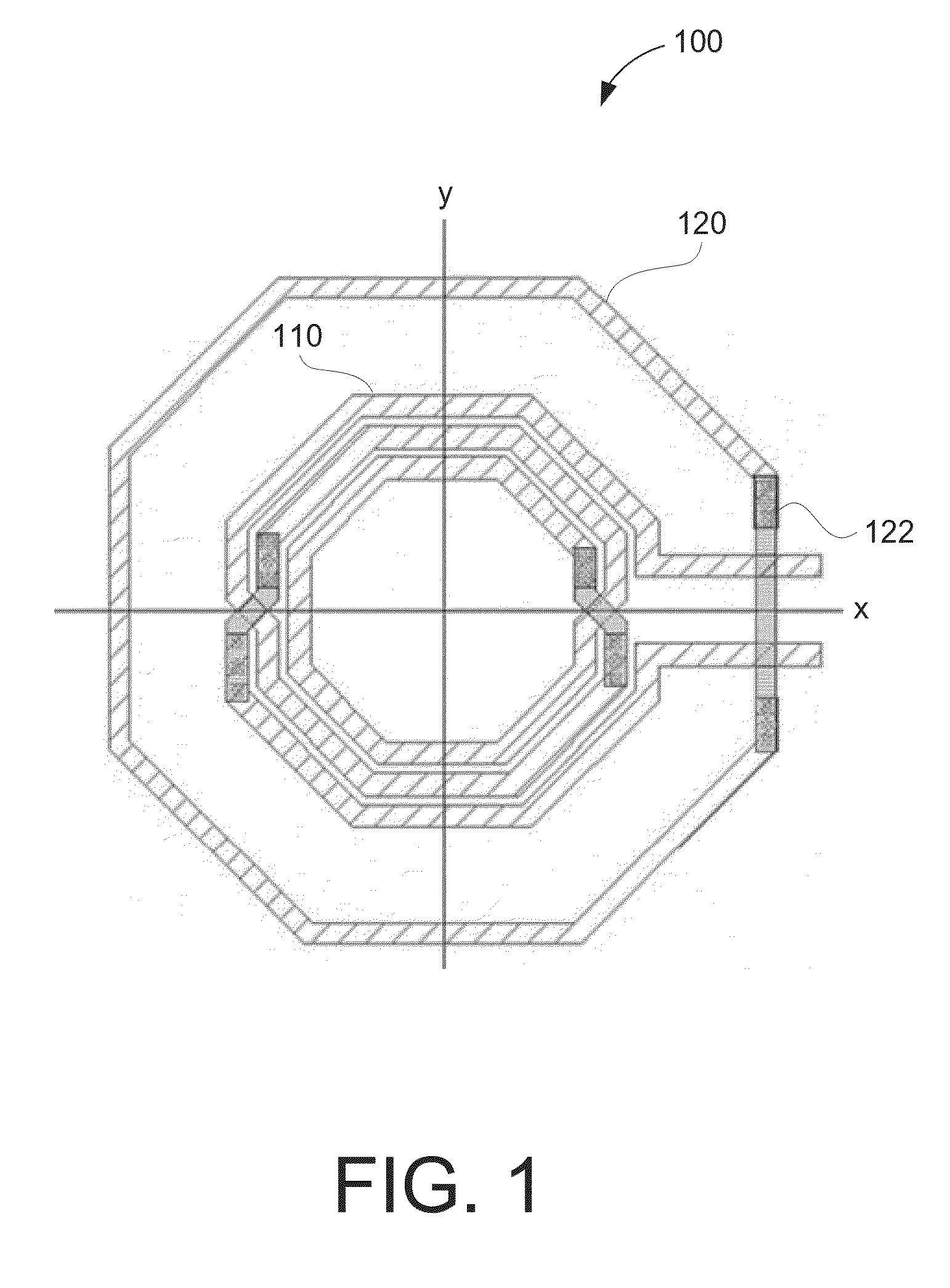 Effective magnetic shield for on-chip inductive structures