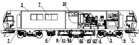 Rail flaw detection vehicle for subway