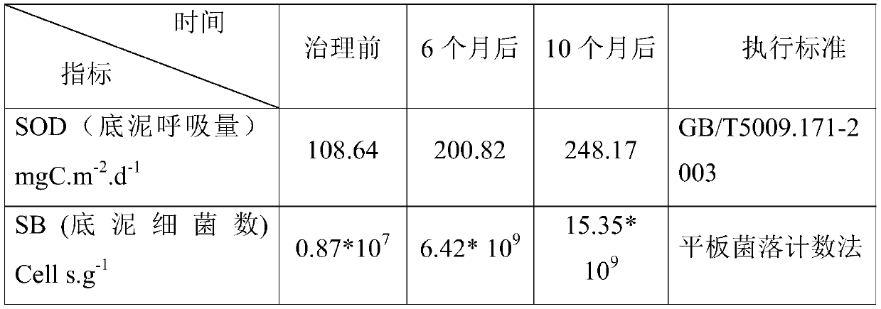 A method for in-situ natural purification of black and odorous water